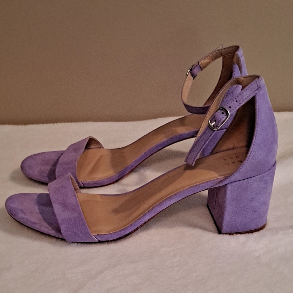 A New Day Lilac Sandals Sz 11 - Picture 3 of 8